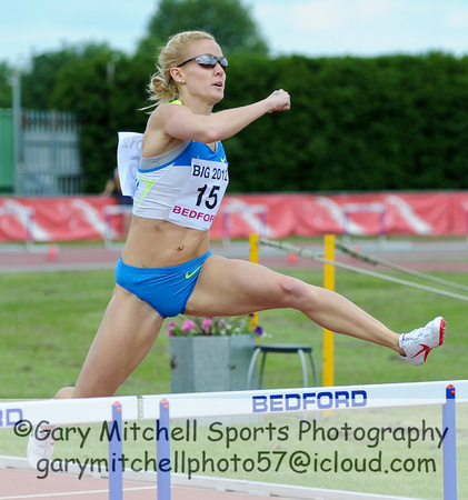 Megan Beesley _ 400m SW Hurdles _ BIG (Bedford International Games) 2012 _ 169237