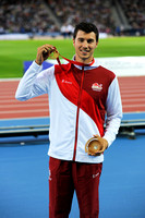 Steven Lewis, Mens Pole Vault Medal Ceremony _86302
